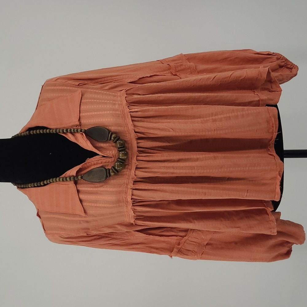 Charmed Hearts NWT Deconstructed Peasant Blouse Women's sz. M